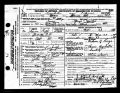 Turner, George H.  death certificate 1938