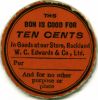 Edwards Company store money - 10 cents