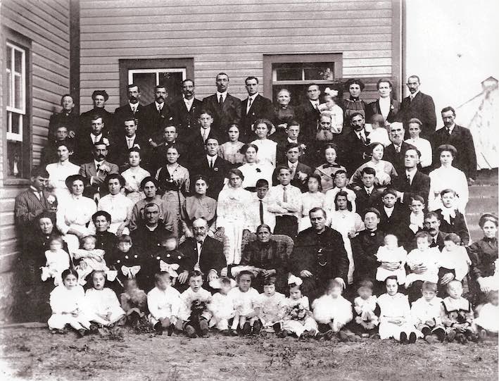 Joanis, Pierre Jules and Domithilde Maisonneuve 50th Wedding Anniversary Photo 1911 tagged