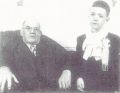 Amédée Joanis and grandson Robert Chartrand
